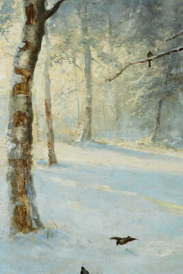 Розен Карл Иоганнович. Утро в зимнем лесу  